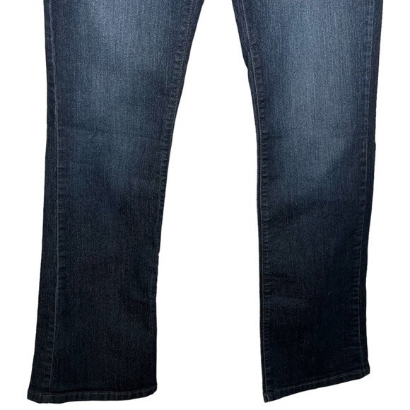 NYDJ Mini Boot Cut Jeans sz 10 * Dark Wash Stretch Denim Lift Tuck Technology - Picture 4 of 8